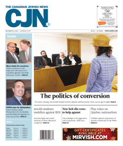 + 4 - The Canadian Jewish News