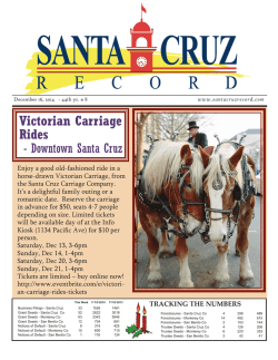 Victorian Carriage Rides - Santa Cruz Record