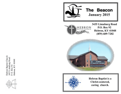 The Beacon - Hebron Baptist Church