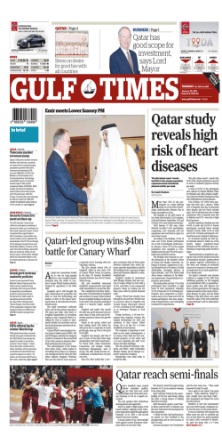 Qatar study reveals high risk of heart diseases