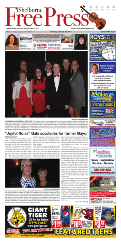 Current Issue - Shelburne Free Press