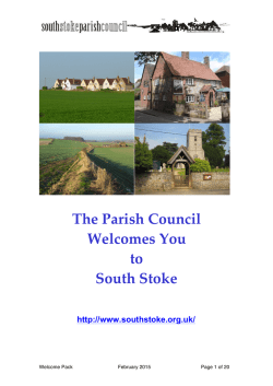 Pack - South Stoke Parish Council in Oxfordshire