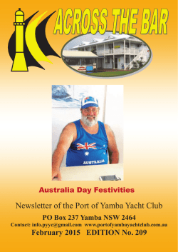 february 2015 - Port of Yamba Yacht Club