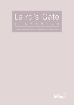 Laird`s Gate - Stewart Milne Homes