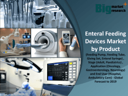 Enteral Feeding Devices Market by Product