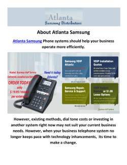 Atlanta Samsung : Voip Phones Atlanta