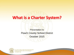 What is a Charter System?