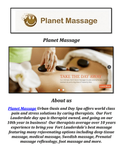 Planet Massage School Fort Lauderdale ( 954-763-1619 )
