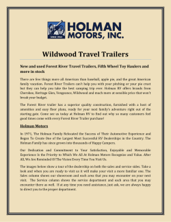 Wildwood Travel Trailers