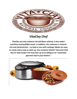 Clay Cooking Pots By VitaClay Chef