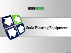 Soda Blasting Equipment