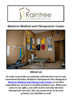 Raintree Chiropractic | Chiropractor, Massage Therapy in MO