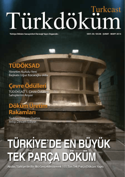 Turkcast Issue #42 - Türkiye Döküm Sanayicileri Derneği