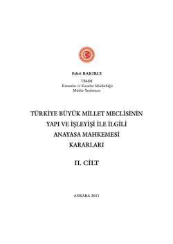2. cilt - Türkiye Büyük Millet Meclisi