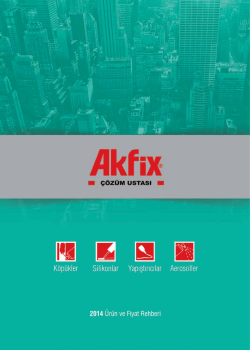 Akfix 2014 Fiyat Listesi