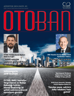 Otoban Dergisi | Sayı 63 Ağustos 201401.10.2014