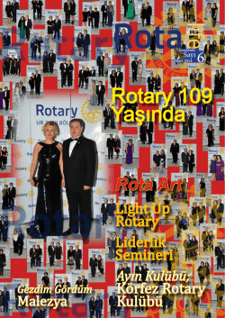 Mart Rotalife Dergi - Rotary 2440. Bölge