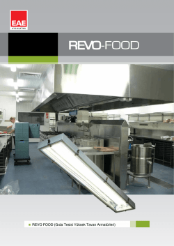 REVO FOOD (Gıda Tesisi Yüksek Tavan Armatürleri)