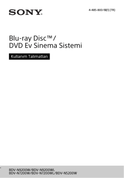 BDV-N5200W - Sony Europe