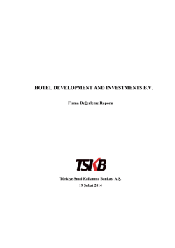 17. Hotel Development Investment Bağlı Ortaklık