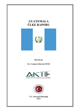 GUATEMALA Tanıtım Kitapçığı