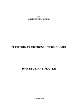 elektrik-elektronik teknolojisi dvd blue-ray player