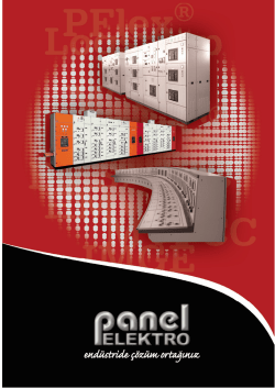 Katalog Özet - Panel Elektro