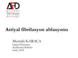 Mustafa Karaca - 4. atriyal fibrilasyon zirvesi 2015