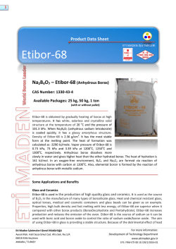 Etibor-68 - Eti Maden İşletmeleri