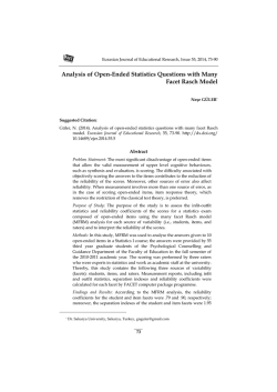 Analysis of Open-Ended Statistics Questions with Many