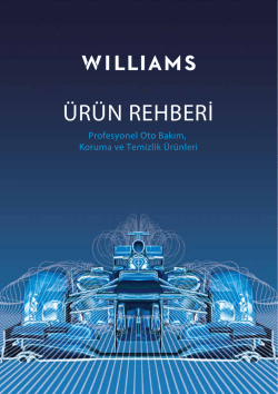 williams trade broşür - Williams Türkiye