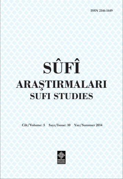 içindekiler - Sufi Araştırmaları Dergisi