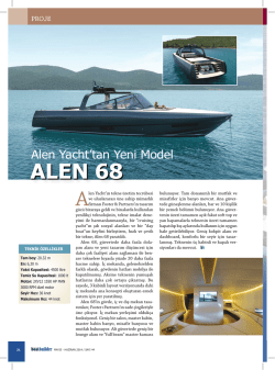 ALEN 68 - Alen Yacht