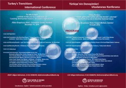 Konferans Programi (pdf)