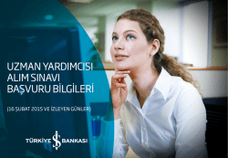 Başvuru Koşulları - Türkiye İş Bankası