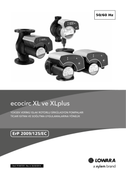 ecocirc XL ve XLplus