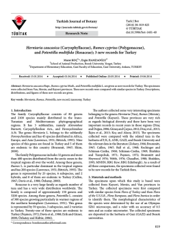 Herniaria caucasica - Scientific Journals