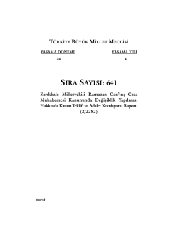 641 - Türkiye Büyük Millet Meclisi
