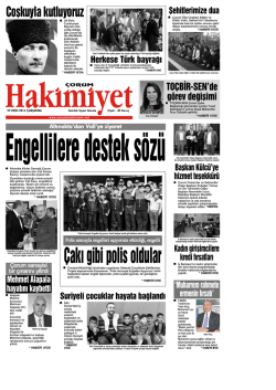 29 ekim.qxd - Çorum Hakimiyet Gazetesi