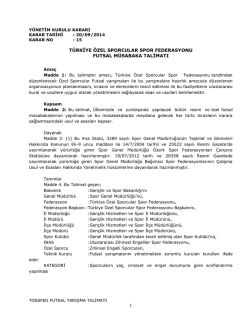 OCR Document - Türkiye Özel Sporcular Spor Federasyonu