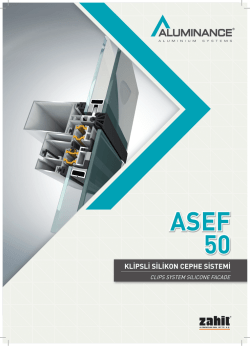 ASEF 50 - Akmanlar Alüminyum Profil Market