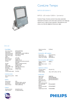 CoreLine Tempo BVP120 projektör aydınlatma armatürü