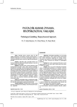 PDF Sürümünü indir - Prof. Dr. Özkan PEKTAŞ