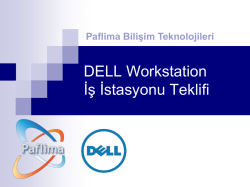 Dell Precision T1700 Workstation İş İstasyonu