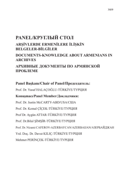 bilgiler-documents-knowledge about armenıans ın archıves