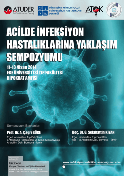 program - İzmir Güney Kamu Hastaneleri Birliği Genel Sekreterliği