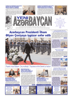 Азярбайъан Президенти Илщам Ялийев Чехийайа ишэцзар