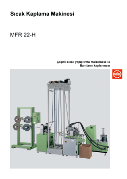 Sıcak Kaplama Makinesi MFR 22-H