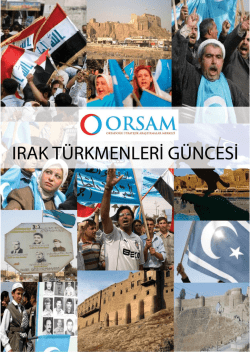 Türkmen Güncesi 01-15 Aralık 2014