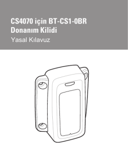 BT-CS1-0BR Dongle for CS4070 Regulatory Guide, P/N